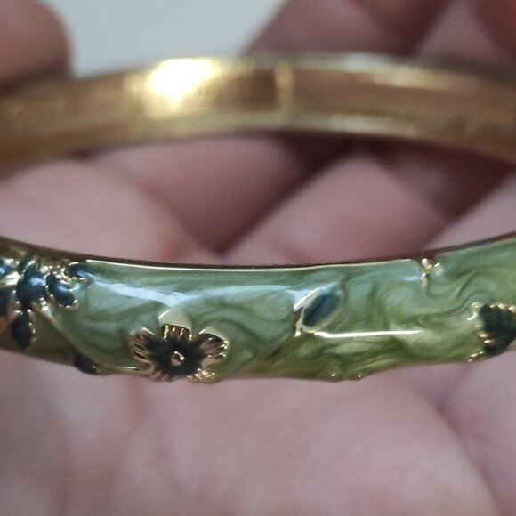 VINTAGE JIU LONG XING ENAMELED BRACELET .Very Good Condition. - Picture 6 of 6